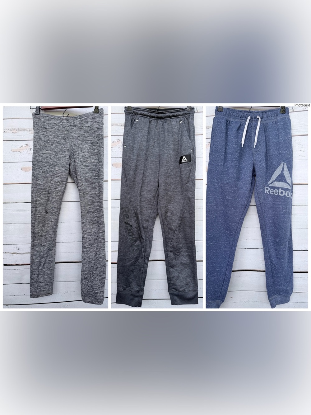 Kids Activewear Athletic Pants Bundle 3 Pack Large